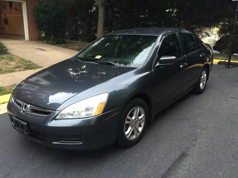 2007 Honda Accord for sale at ONE NATION AUTO SALE LLC in Fredericksburg VA