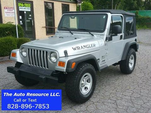 2006 Jeep Wrangler for sale at The Auto Resource LLC. in Granite Falls NC