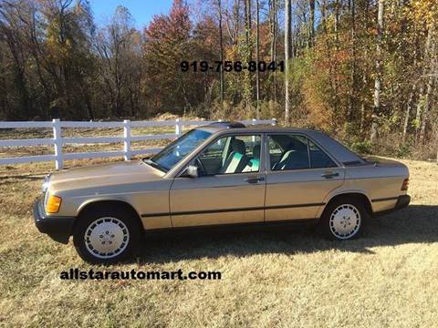 1985 Mercedes-Benz 190-Class for sale at Allstar Automart in Benson NC