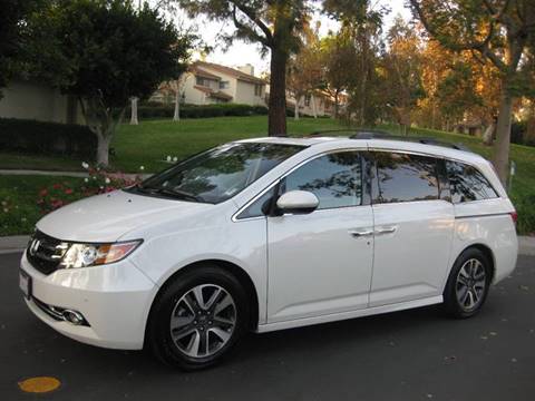 2015 Honda Odyssey for sale at E MOTORCARS in Fullerton CA