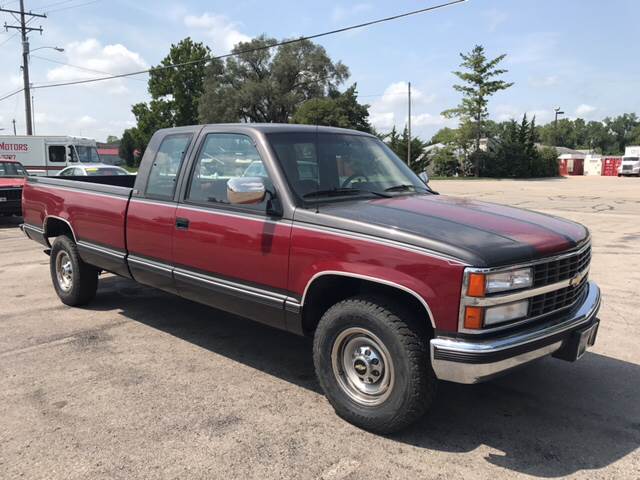 1991 Chevrolet C/K 2500 Series 2dr C2500 Silverado Extended Cab LB In ...