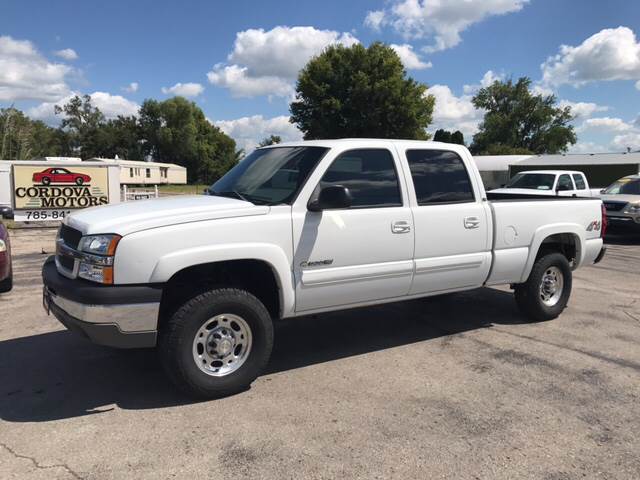 2003 Chevrolet Silverado 1500HD for sale at Cordova Motors in Lawrence KS