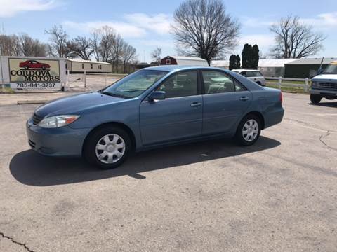 2004 Toyota Camry for sale at Cordova Motors in Lawrence KS