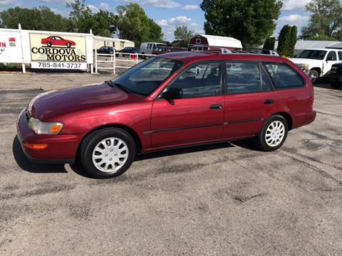 1993 Toyota Corolla for sale at Cordova Motors in Lawrence KS