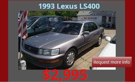 1993 Lexus LS 400 for sale at Simmons Auto Sales in Denison TX