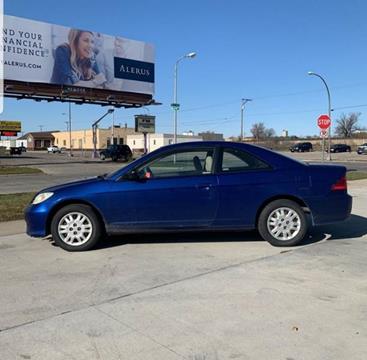 2005 Honda Civic for sale at GOOD NEWS AUTO SALES in Fargo ND