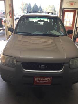 2001 Ford Escape for sale at Stewart's Motor Sales in Byesville OH