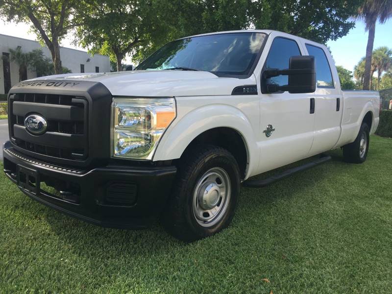 2011 Ford F 350 Super Duty 4x2 Xl 4dr Crew Cab 8 Ft Lb Srw Pickup In Pompano Beach Fl Top Trucks Motors