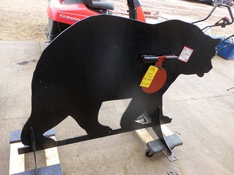 1 Homemade Bear Shooting Target Ar500 In Isanti MN Buck's Toys & Tires