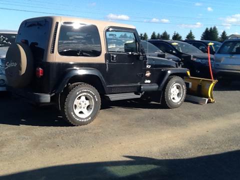 2002 Jeep Wrangler for sale at Garys Sales & SVC in Caribou ME