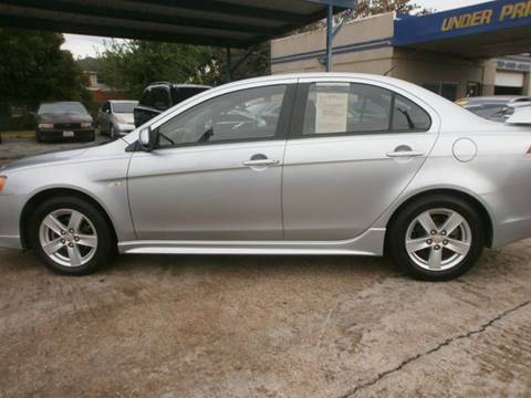 2009 Mitsubishi Lancer for sale at Under Priced Auto Sales in Houston TX
