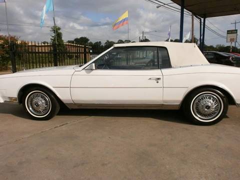 1983 Buick Riviera for sale at Under Priced Auto Sales in Houston TX