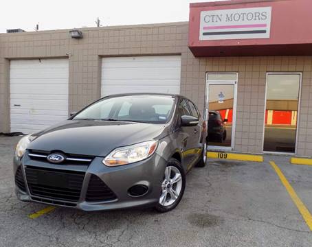 2013 Ford Focus for sale at CTN MOTORS in Houston TX