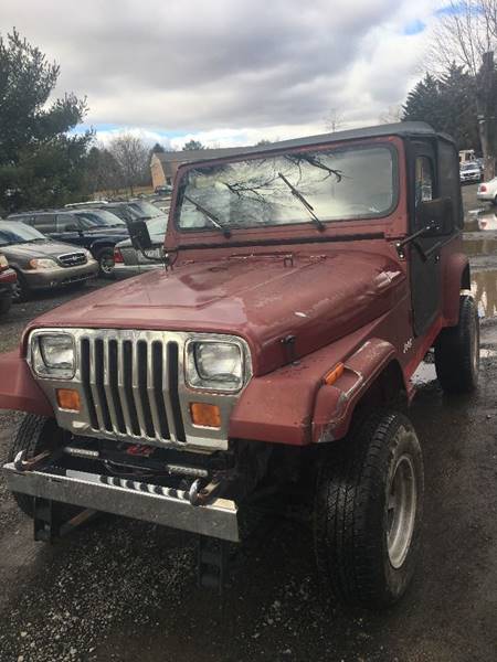 1990 Jeep Wrangler for sale at PREOWNED CAR STORE in Bunker Hill WV