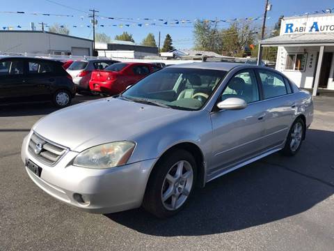 2003 Nissan Altima for sale at RABI AUTO SALES LLC in Garden City ID