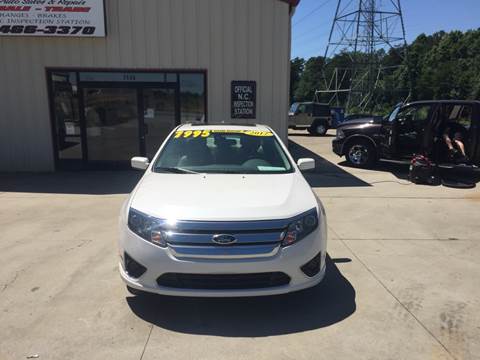 2012 Ford Fusion for sale at CAR PRO in Shelby NC