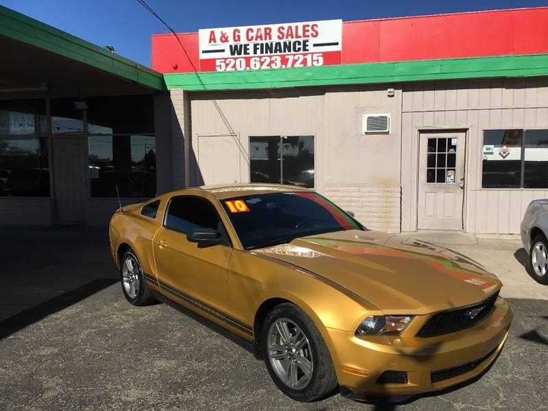 2010 Ford Mustang for sale at A&G Car Sales  LLC in Tucson AZ