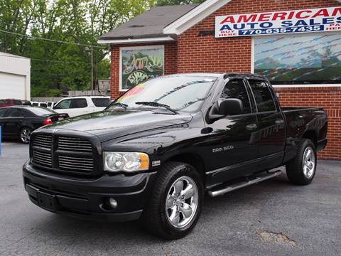 2004 Dodge Ram Pickup 1500 for sale at AMERICAN AUTO SALES LLC in Austell GA