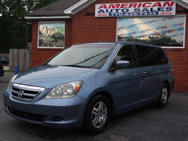 2006 Honda Odyssey for sale at AMERICAN AUTO SALES LLC in Austell GA