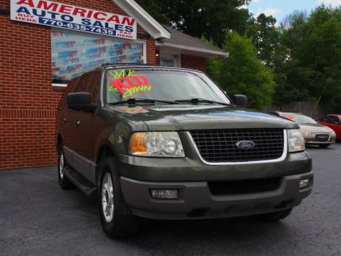 2003 Ford Expedition for sale at AMERICAN AUTO SALES LLC in Austell GA