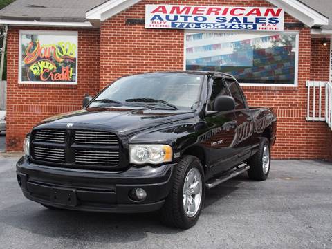 2004 Dodge Ram Pickup 1500 for sale at AMERICAN AUTO SALES LLC in Austell GA