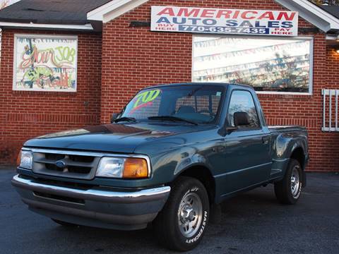 1997 Ford Ranger for sale at AMERICAN AUTO SALES LLC in Austell GA