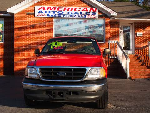 2001 Ford F-150 for sale at AMERICAN AUTO SALES LLC in Austell GA