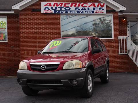 2004 Mazda Tribute for sale at AMERICAN AUTO SALES LLC in Austell GA