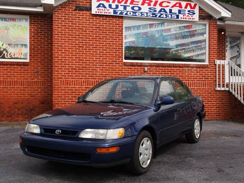 1997 Toyota Corolla for sale at AMERICAN AUTO SALES LLC in Austell GA