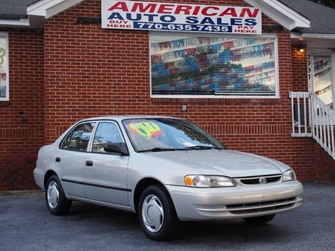 2000 Toyota Corolla for sale at AMERICAN AUTO SALES LLC in Austell GA