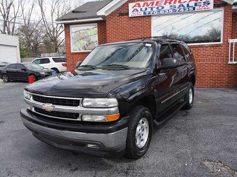 2006 Chevrolet Tahoe for sale at AMERICAN AUTO SALES LLC in Austell GA