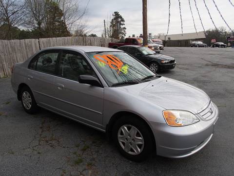 2003 Honda Civic for sale at AMERICAN AUTO SALES LLC in Austell GA