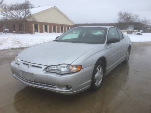 2003 Chevrolet Monte Carlo for sale at Lease Car Sales 3 in Warrensville Heights OH