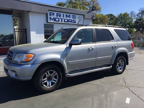 2003 Toyota Sequoia for sale at Prime Motors in Sarasota FL