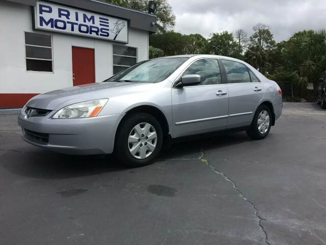 2004 Honda Accord for sale at Prime Motors in Sarasota FL