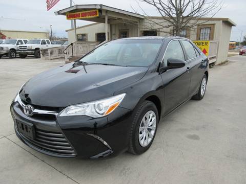 2016 Toyota Camry for sale at LUCKOR AUTO in San Antonio TX