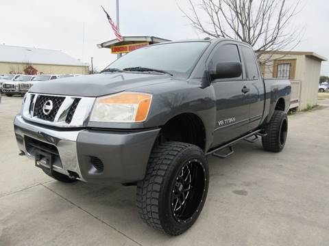 2009 Nissan Titan for sale at LUCKOR AUTO in San Antonio TX
