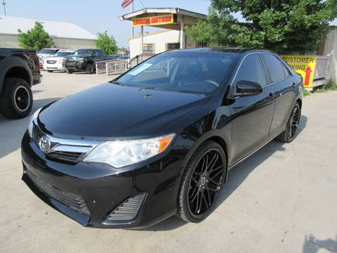 2014 Toyota Camry for sale at LUCKOR AUTO in San Antonio TX