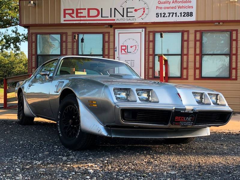 1981 Pontiac Firebird for sale at REDLINE AUTO SALES LLC in Cedar Creek TX