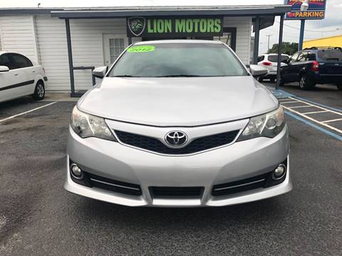 2012 Toyota Camry for sale at LION MOTORS in Orlando FL