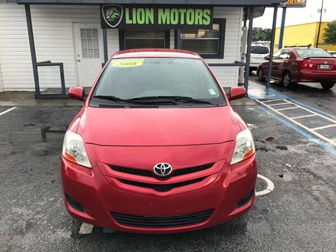 2008 Toyota Yaris for sale at LION MOTORS in Orlando FL