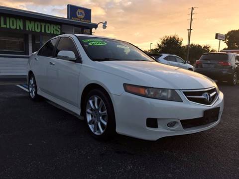 2008 Acura TSX for sale at LION MOTORS in Orlando FL
