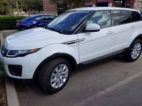 2016 Land Rover Range Rover Evoque for sale at S&A Automotive Corp DBA CRU in Houston TX