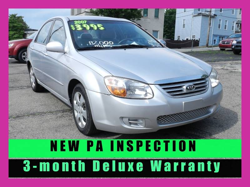 2007 Kia Spectra Ex 4dr Sedan 2l I4 4a In Glassport Pa 2010