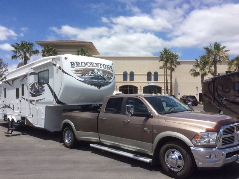 2012 Coachmen Brookstone and 3500 Ram for sale at Rancho Santa Margarita RV in Rancho Santa Margarita CA