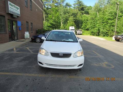 2007 Toyota Corolla for sale at Heritage Truck and Auto Inc. in Londonderry NH