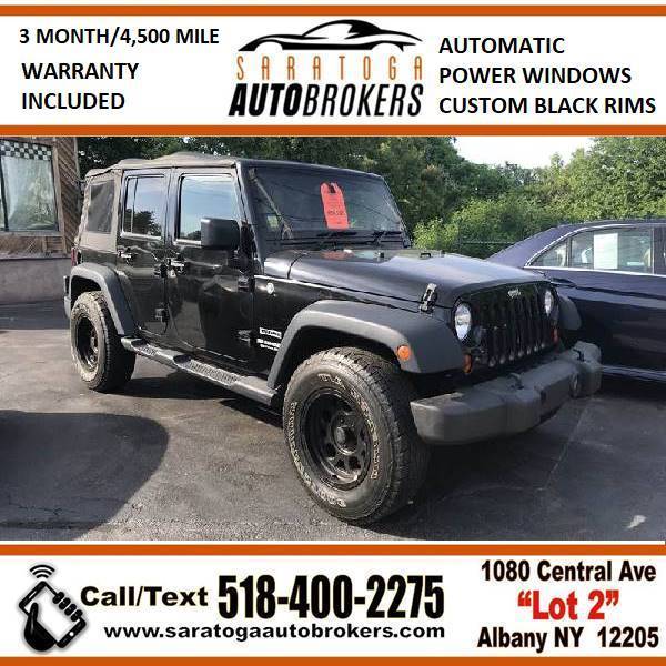 2013 Jeep Wrangler Unlimited for sale at Saratoga Auto Brokers, LLC in Wilton NY