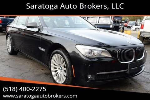 2012 BMW 7 Series for sale at Saratoga Auto Brokers, LLC in Wilton NY