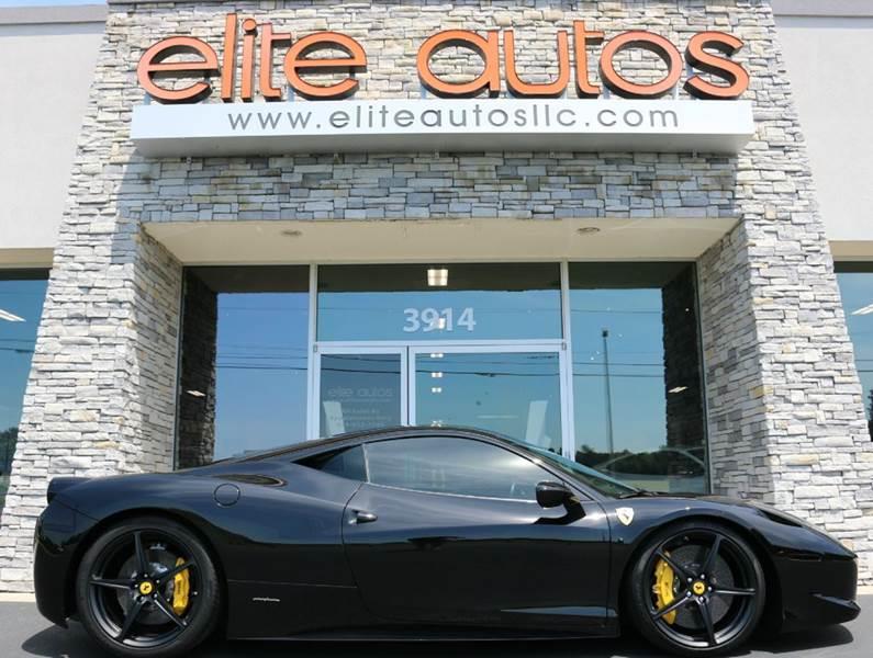 2011 Ferrari 458 Italia for sale at Elite Autos LLC in Jonesboro AR