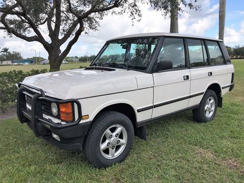 1995 Land Rover Range Rover for sale at DENMARK AUTO BROKERS in Riviera Beach FL